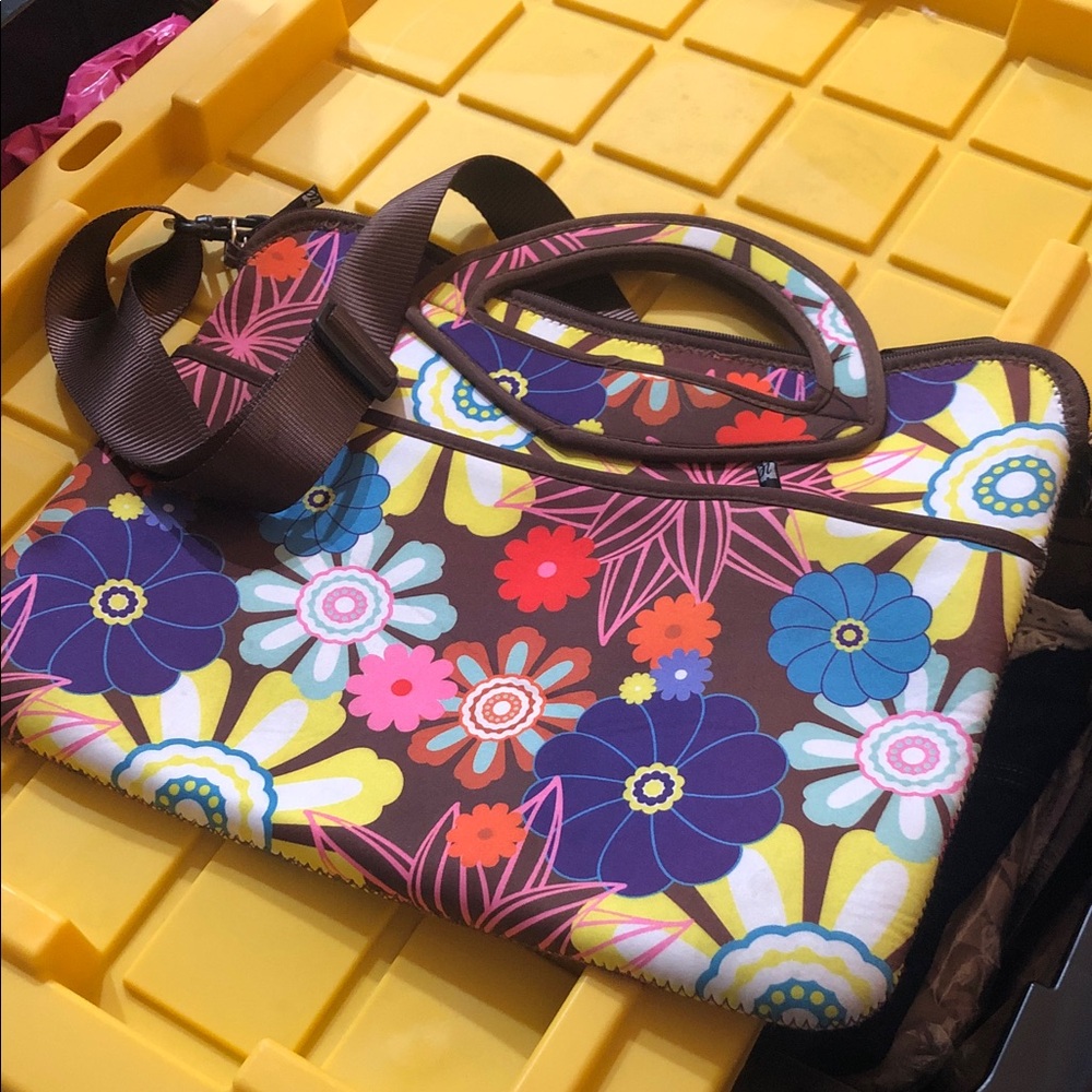 ie Floral Multicolor Women’s Tote Bag 16” neoprene